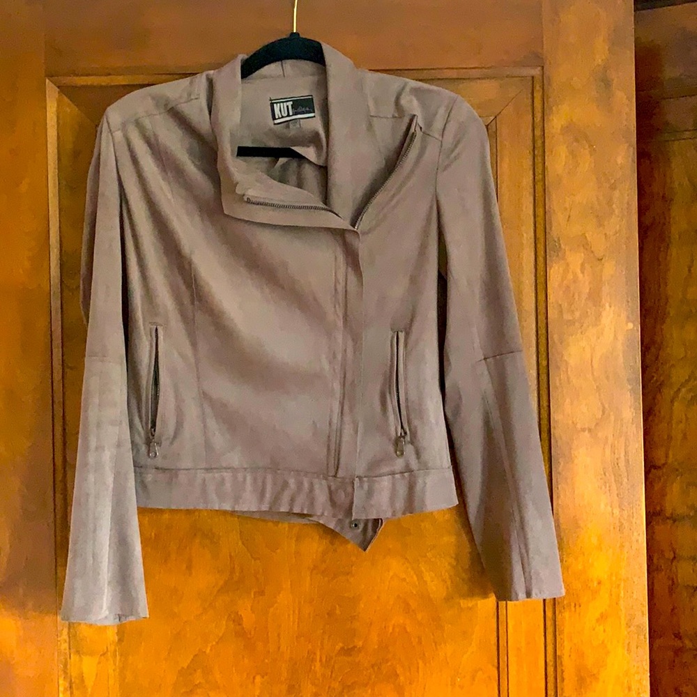 Suede Moto Jacket